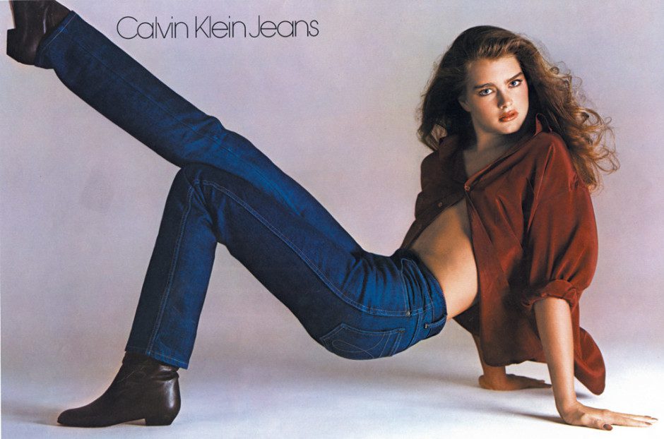 Calvin Klein：波姬小丝为品牌拍摄的经典牛仔广告