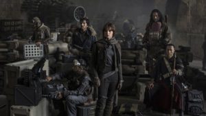 mame cinema ROGUE ONE A STAR WARS STORY - STASERA IN TV scena