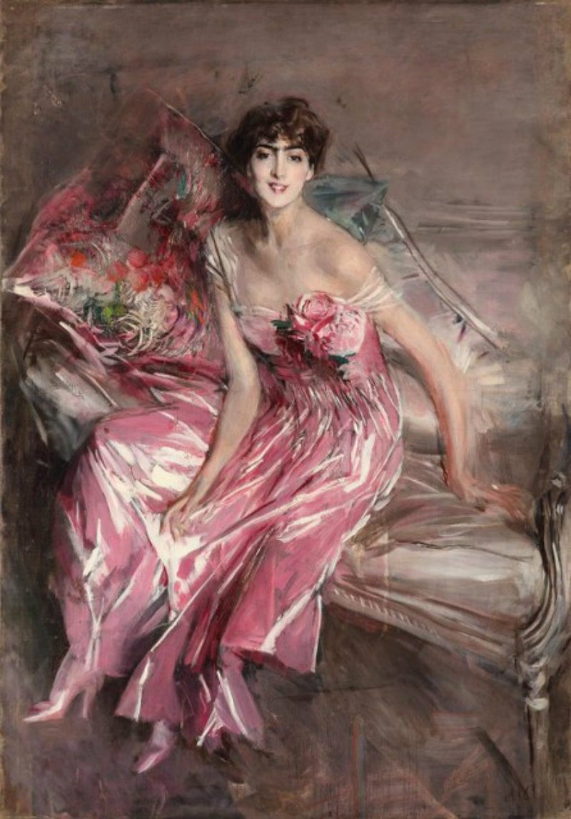 Boldini e la moda, Giorgio Armani si racconta. Lady in pink Boldini 