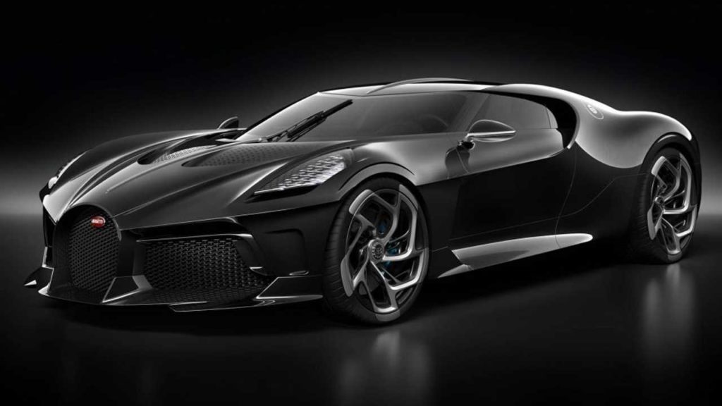 Bugatti La Voiture Noire 1600 cv e 11 milioni