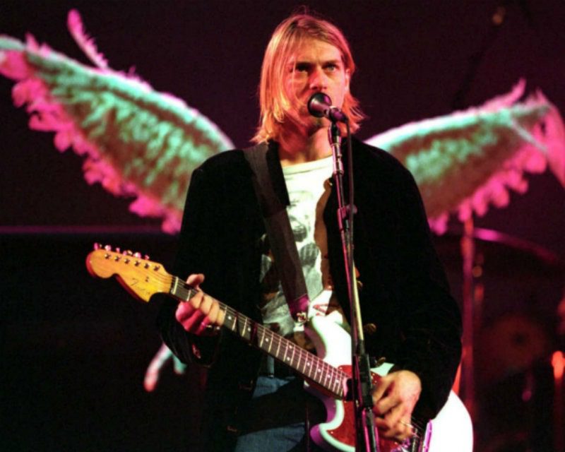 Cobain sul palco 