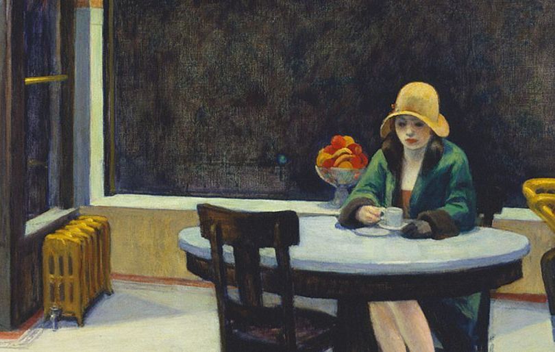 Quadro di Hopper dal titolo Automat, 1927