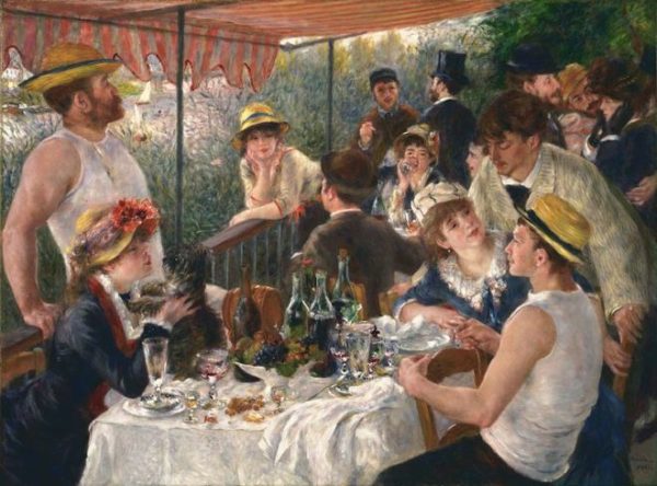 IMPRESSIONISMO: MANET, DEGAS, PISSARRO, RENOIR & CO Pierre-Auguste Renoir, Il pranzo dei canottieri, 1880-1882, olio su tela, 129,5×172,5 cm, Phillips Collection, Washington