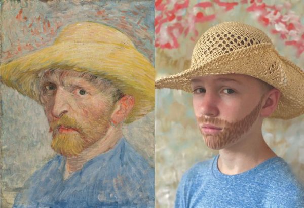 LE PIU BELLE RISPOSTE ALLA SFIDA DEL GETTY MUSEUM Ecco un perfeto ritratto di Van Gogh