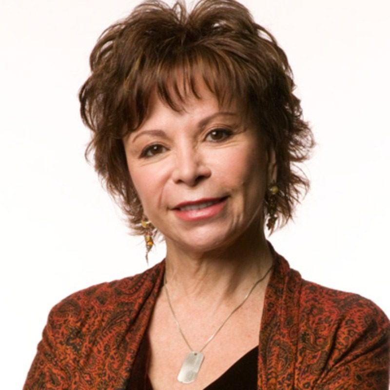 La scrittrice cilena Isabel Allende