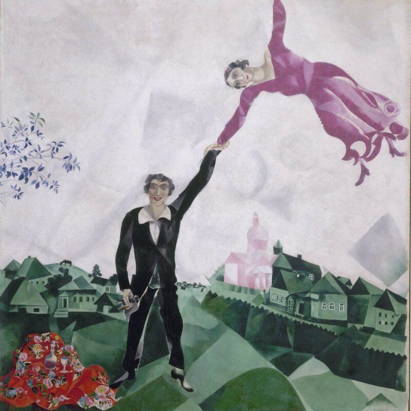 La passeggiata, Marc Chagall